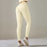 Leggings De Yoga Para Mujer Levantamiento De Glúteos Gimnasio Pantalones De Deporte Cintura Alta Fitness Leggings Transparentes Ejercicio Running - details 14