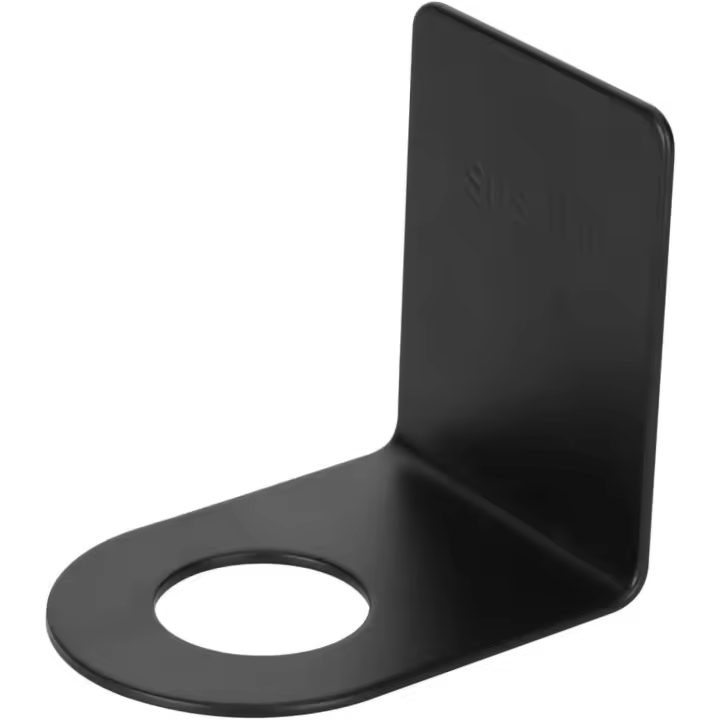 Dispensador de jabón de acero inoxidable para montaje en pared, soporte autoadhesivo para botellas, soporte para champú, soporte para dispensador, gancho para cocina y baño (27 mm/1,1 pulgadas) - 1