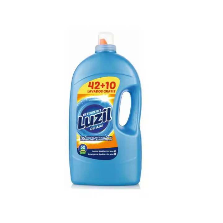 LUZIL Detergente líquido 42+10 dosis azul 3,900 ml - 1