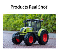 Modelo De Tractor Agrícola De Aleación De Latón 1:32 Para Niños Juguete De Simulación De Rodillo Hydraulico Y Girado Del Neumático Delante Color Verde - details 8