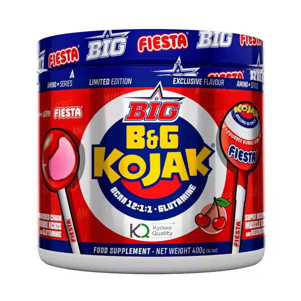 B&G Kojak (BCAA 12:1:1 + Glutamina) 400gr Big aminoacidos ramificados reforzados con leucina para la construccion muscular - 1