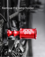 Protector De Bisagra Para Linterna De Bicicleta MUQZI Montaña Muñeco Volador Ruta Flor Tambor Quic Peace Remove Tubo De Linterna Soporte Ajustable Para Bicicleta - details 0