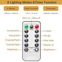 BEL AIR HOME Cortina de Luces LED 3x3m - Luz Cálida - Mando a Distancia - USB Incluido - details 0