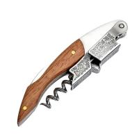 Aguja De Tira Profesional Con Mango Ergonómico De Madera Abrevidrios De Vino Y Cerveza Con Cortador De Película - details 3