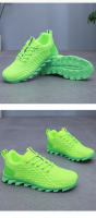 Zapatos De Correr Para Hombre En Color Naranja Zapatos Deportivos Casuales Transpirables Ligeros Antideslizantes Para Exterior Y Maratón - details 22