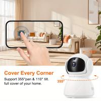 Cámara De Seguridad IP Wifi 2K 3MP Con Visión Nocturna Para Oficina Bebé Niñera Mascota Monitoreo Homekit Sistema De Protección - details 4