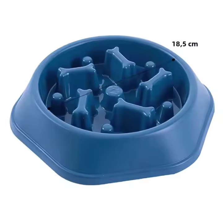 Tazas Para Perros Con Alimentador Lento 1.5 Tazas Adecuado Para Pequeños Y Medianos Raza Juego De Mastodón Para Comedores Rápido Alimentador Lento Para Perros - 1