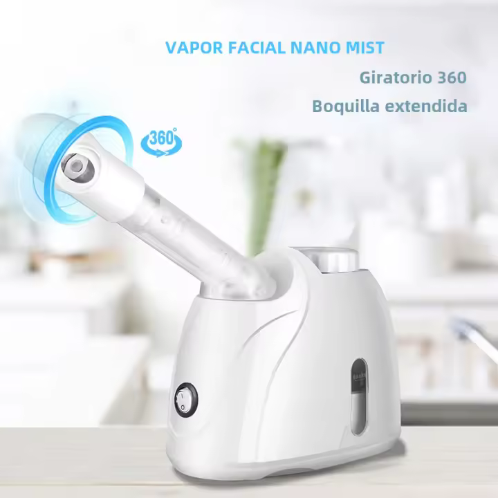 Humidificador De Vapor Facial Con Ozono Limpieza Profunda Para El Rostro Máquina De Vapor Para Spa En Casa Y Salón Cuidado De La piel Blanqueador - 1