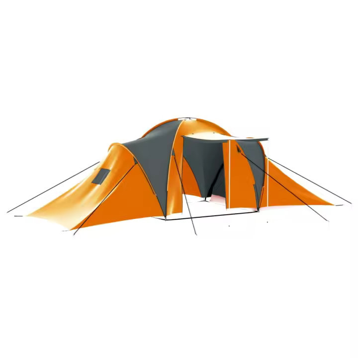 vidaXL Tienda de Campaña para 9 Personas Carpa de Camping Tela Color dark blue and blue,  Azul y amarillo,  Azul y verde y mas - 1