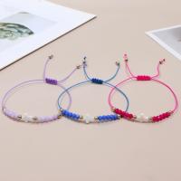 Set De 12 Pulseras De Cristal Y Concha Cruzadas Tejidas Pulseras De Aleación De Zinc Para Todas Las Personas Adorno De Moda - details 3