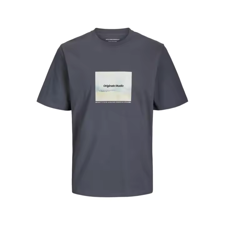 JORVESTERBRO NEWTON BOXFRONT TEE SS BF Iron Gate - 1