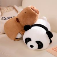 Muñeco De Peluche Transformable Panda Capybara Doble Cara Regalo Para Niños Almohada Suave 2-en-1 Juguete De Película Y TV - details 7