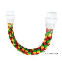 Juguete Para Pájaro Colores Arandelas De Lino Colgante Para Caja De Pájaro Accesorios De Juguete Para Periquito Cacatúa Y Otros Pájaros Tamaño Variado - details 2