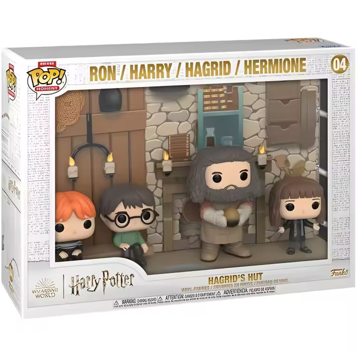 Funko Figura Pop Moments Deluxe Harry Potter - Réplica de la Cabaña de Hagrid - 1
