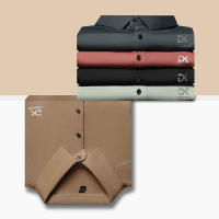 Camisa Polo Casual Para Hombre Con Insignia De Color Sólido Transpirable Y Cómoda Versátil Para Negocios Estilo Moderno - details 2