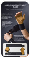 Guantes De Levantamiento De Peso Para Hombre Y Mujer Con Ventilación De Cuero Genuino Protección De Mano Para Gimnasio Ejercicios De Pesas Y Pull Ups Tallas S/M/L - details 3