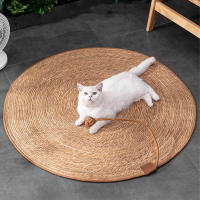 Alfombra De Rattan Para Gatos Mordedor Para Afilar Uñas Protector De Sofá Y Muebles Poste De Agarre Para Gatos - details 5