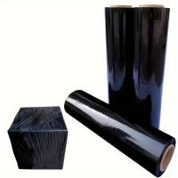 Film Estirable Negro para Embalaje (50 cm x 1,20 kg) | Envoltura de Alta Resistencia para Protección, Almacenamiento y Paletización - details 2