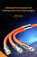 Cable De Carga Rápida UKGO 120W 3 En 1 Tipo C Micro USB 8-Pin Para iPhone Samsung Xiaomi Cable USB Para Teléfonos Móviles Color Zinc Alloy TPE - details 0