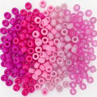 30g Alrededor De 100pcs De Cuentas De Caballo De Plástico Vibrantes Para DIY Únicos Pulseras Collares Tobilleras Aretes Accesorios De Joyería - details 0