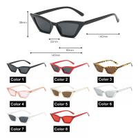 Gafas De Sol Para Mujer Estilo Vintage Con Ojos De Gato Montura Pequeña Protección UV400 Moda Callejera - details 5