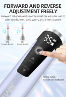 Timissfox Taladro Eléctrico Para Uñas 35000RPM Recargable Portátil Máquina De Uñas Para Pintura De Gel Equipamiento De Salón De Uñas - details 5