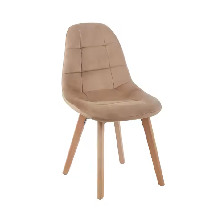 Silla Kelen Terciopelo - Champán - 1