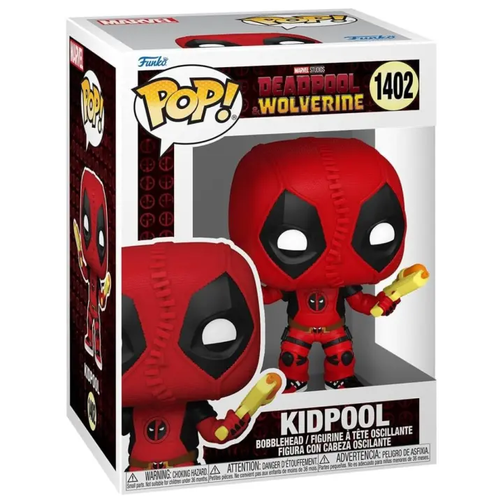 FUNKO POP! MARVEL DEADPOOL Y LOBEZNO - KIDPOOL, 82381, Nº1402, TIENDA CON LICENCIA OFICIAL - 1