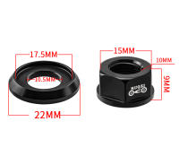 MUQZI 2pcs Juego De Tornillos Para Eje De Radio Y Delantera De Bicicleta De Aluminio Aleación Para MTB Carretera Bicicleta Plegable - details 1