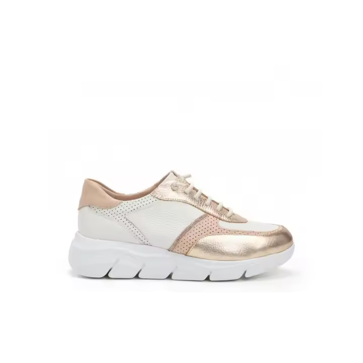 24 HORAS 26462 NUDE Sneakers mujer 35607 25V CASUAL SPORT COMBINADO NUDE - 1