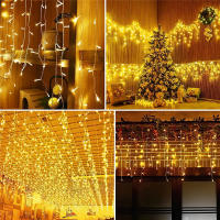 Luces De Cadena De Hielo LED Solar 3.5M Impermeables Para Decoración De Bodas Y Fiestas En Jardín Y Hogar Luces De Navidad Exteriores - details 6