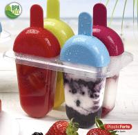 PLASTICFORTE - Pack 4 o 8 Moldes para Helados, Moldes para Polos,  Colores Llamativos Vibrantes, Verano Summer - Helado Familiar Amigos - Libre de Bpas - Fabricado en España - Apto para Lavavajillas - details 0