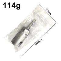 1PC Herramienta De Extensión De Llave De Manija Hexagonal Natural Color Con Agujero De Mariposa Para Destornillador Eléctrico Accesorios De Sockets 80mm - details 5