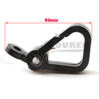 Gancho De Resguardo Para Motocicleta En Aleación De Aluminio Negro Clip De Resorte Para Equipaje Casco Botella Para Motocicleta Scooter Dirt Bike ATV Quad Moto Piezas - details 2