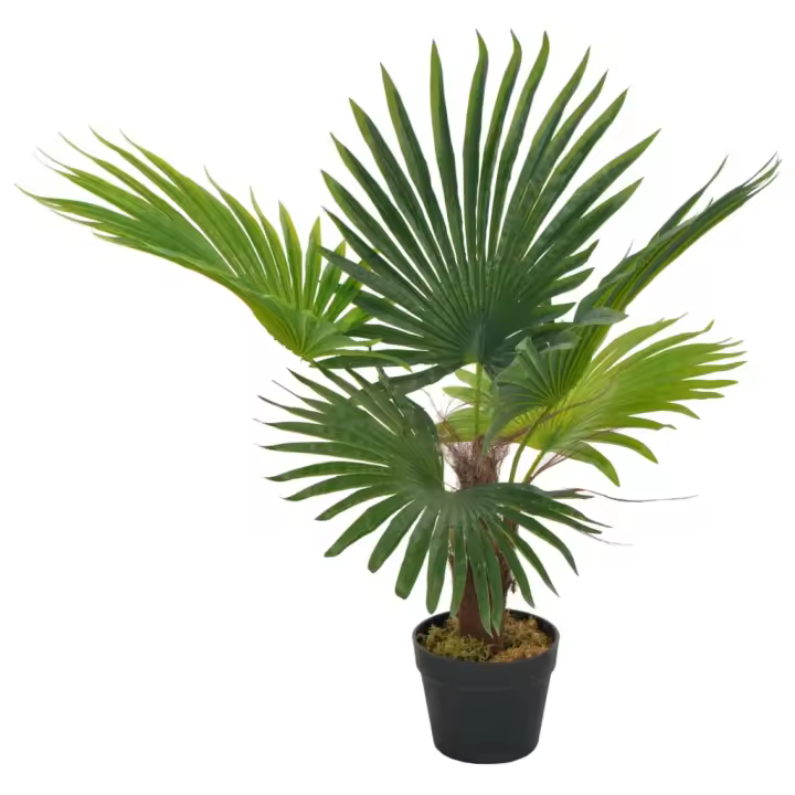 Planta artificial Palmera con Macetero 70 cm Verde - 1