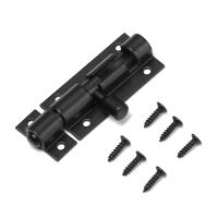 Cerradura De Puerta Deslizante Para Jardín Gran Portón Almacenamiento Negro Y Plateado Larga Durabilidad Hebilla De Torre Accesorio Doméstico - details 4