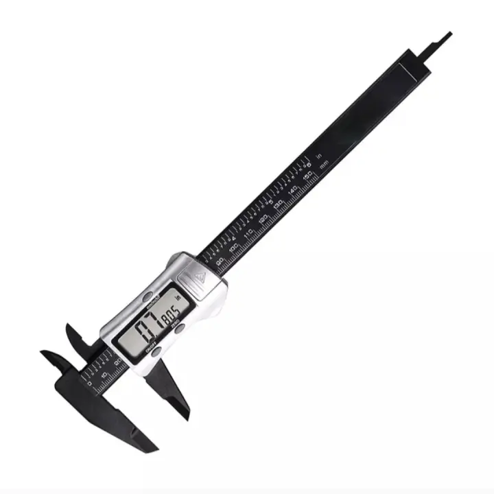 DC01 Digital Calibrador Pantalla LCD 0-150mm Pie de Rey Ajustable - 1