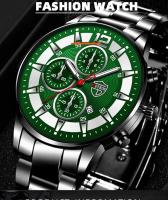 Reloj De Pulsera De Acero Inoxidable Para Hombre Moda Lujo Calendario Cuarzo Reloj Luminoso Para Negocios Con Fecha Completa - details 0
