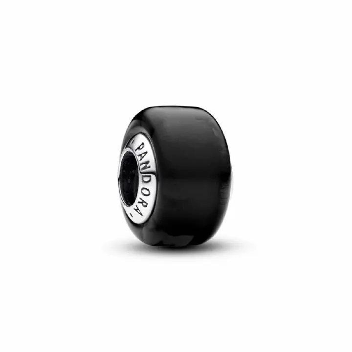 Charm Pandora Mini Cristal de Murano Negro - 1