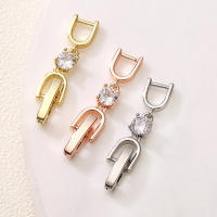 Extensor De Collar Y Pulsera ZAKOL En Tres Colores Con Cierre Plegable Para Fabricación De Joyas Mayorista Cubic Zirconia - details 0