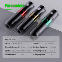 Dragonhawk Pluma De Tatuaje Inalámbrica Con Batería Ajustable Para Arte Corporal Y Maquillaje Permanente Máquina De Tatuaje Suministro De Tatuaje - details 0