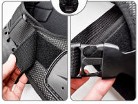 Chaleco De Armadura Para Niños WOSAWE Protector De Espalda Y Pecho Para Motocicleta Equipo De Protección De Motocross Con Esponja Antichoque - details 7