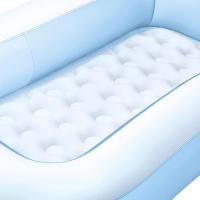 Intex Piscina Hinchable Infantil Rectangular, 166x100x25 cm, 90 litros de Capacidad, Suelo Hinchable para Mayor Comodidad, Piscina Azul para niños Desde 2 años, Incluye Parche de reparación (57403) - details 3