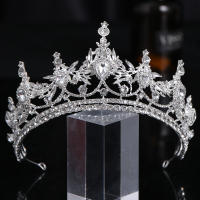 Coroa De Noiva Nova 2022 Diadema De Casamento Prata Com Strass Ornamento De Luxo Para Cabelo Laço De Cabelo Para Damas De Honra Presente Para Mulheres - details 6