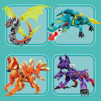 Bloques De Construcción De Transformación Animal 4en1 Para Niños Juguetes De Mecha Modelo Regalo De Cumpleaños Ideal Para Edad 6-12 - details 5
