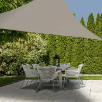 TOLDO VELA TRIANGULO COLOR ARENA 3,6 x 3,6 x 3,6 m. TELA DE SOMBRA. EDM  Ambiance. - details 1
