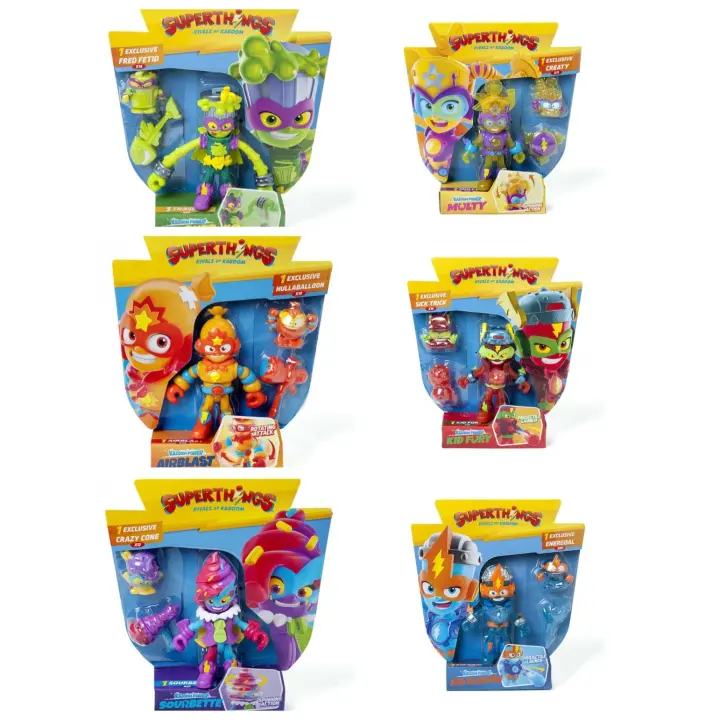 SUPERTHINGS – Figura Superthings Kazoom Power - Envio de Modelos Aleatorios - Contiene 1 figura, 1 Superthing y accesorio - MR POPYE - 1