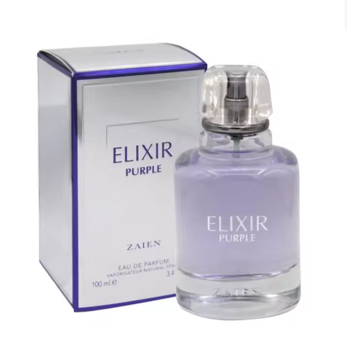 PERFUME ÁRABE ELIXIR PURPLE DE ZAIEN EN TAMAÑO DE 100 ML - 1