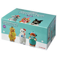 Figura De Anime Miniatura Mfusand Shark Cat Cos Sanrio En Caja Sorpresa Ornamento De Animal Fruta Juguetes Para Niños Regalo De Cumpleaños - details 1