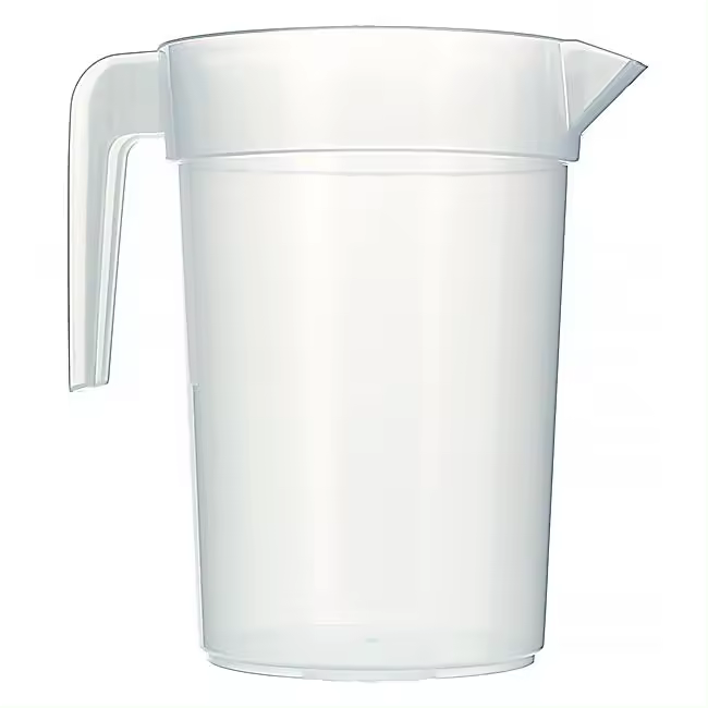 MONOUSO | Jarra Inyectada Traslúcida PP 1.000 ml (10 Uds) - 1